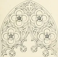 An illustration from An analysis of Gothick architecture ; (1847)