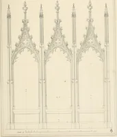 An illustration from An analysis of Gothick architecture ; (1847)