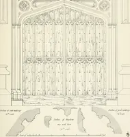 An illustration from An analysis of Gothick architecture ; (1847)