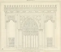 An illustration from An analysis of Gothick architecture ; (1847)