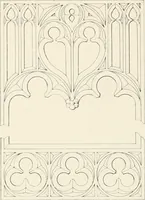 An illustration from An analysis of Gothick architecture ; (1847)