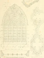 Picture 86 of 182 from An analysis of Gothick architecture : illustrated by a series of upwards of seven hundred examples of doorways, windows, etc., and accompanied with remarks on the several details of an ecclesiastical edifice (1849), leaf 100