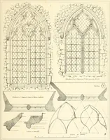 Picture 88 of 182 from An analysis of Gothick architecture : illustrated by a series of upwards of seven hundred examples of doorways, windows, etc., and accompanied with remarks on the several details of an ecclesiastical edifice (1849), leaf 104