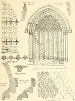 Picture 90 of 182 from An analysis of Gothick architecture : illustrated by a series of upwards of seven hundred examples of doorways, windows, etc., and accompanied with remarks on the several details of an ecclesiastical edifice (1849), leaf 108