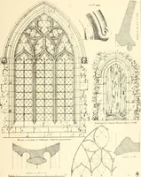 Picture 92 of 182 from An analysis of Gothick architecture : illustrated by a series of upwards of seven hundred examples of doorways, windows, etc., and accompanied with remarks on the several details of an ecclesiastical edifice (1849), leaf 112