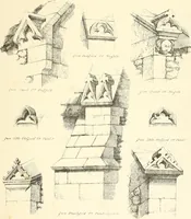 Picture 113 of 182 from An analysis of Gothick architecture : illustrated by a series of upwards of seven hundred examples of doorways, windows, etc., and accompanied with remarks on the several details of an ecclesiastical edifice (1849), leaf 150