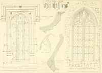 Picture 130 of 182 from An analysis of Gothick architecture : illustrated by a series of upwards of seven hundred examples of doorways, windows, etc., and accompanied with remarks on the several details of an ecclesiastical edifice (1849), leaf 170