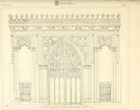 Picture 133 of 182 from An analysis of Gothick architecture : illustrated by a series of upwards of seven hundred examples of doorways, windows, etc., and accompanied with remarks on the several details of an ecclesiastical edifice (1849), leaf 176