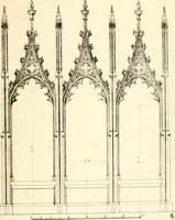 Picture 138 of 182 from An analysis of Gothick architecture : illustrated by a series of upwards of seven hundred examples of doorways, windows, etc., and accompanied with remarks on the several details of an ecclesiastical edifice (1849), leaf 184