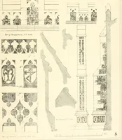 An illustration from An analysis of Gothick architecture : illustrated by a series of upwards of seven hundred examples of doorways, windows, etc., and accompanied with remarks on the several details of an ecclesiastical edifice (1849)