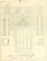 Picture 157 of 182 from An analysis of Gothick architecture : illustrated by a series of upwards of seven hundred examples of doorways, windows, etc., and accompanied with remarks on the several details of an ecclesiastical edifice (1849), leaf 206
