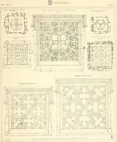 Picture 161 of 182 from An analysis of Gothick architecture : illustrated by a series of upwards of seven hundred examples of doorways, windows, etc., and accompanied with remarks on the several details of an ecclesiastical edifice (1849), leaf 210
