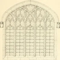 An illustration from An analysis of Gothick architecture : illustrated by a series of upwards of seven hundred examples of doorways, windows, etc., and accompanied with remarks on the several details of an ecclesiastical edifice (1849)