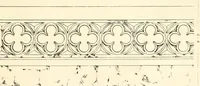 An illustration from An analysis of Gothick architecture : illustrated by a series of upwards of seven hundred examples of doorways, windows, etc., and accompanied with remarks on the several details of an ecclesiastical edifice (1849)