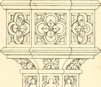 Picture 180 of 182 from An analysis of Gothick architecture : illustrated by a series of upwards of seven hundred examples of doorways, windows, etc., and accompanied with remarks on the several details of an ecclesiastical edifice (1849), leaf 220