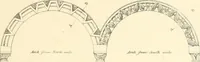 An illustration from An analysis of Gothick architecture : illustrated by a series of upwards of seven hundred examples of doorways, windows, etc., and accompanied with remarks on the several details of an ecclesiastical edifice (1849)