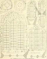 An illustration from An analysis of Gothick architecture : illustrated by a series of upwards of seven hundred examples of doorways, windows, etc., and accompanied with remarks on the several details of an ecclesiastical edifice (1849)