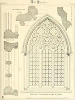Picture 35 of 182 from An analysis of Gothick architecture : illustrated by a series of upwards of seven hundred examples of doorways, windows, etc., and accompanied with remarks on the several details of an ecclesiastical edifice (1849), leaf 50