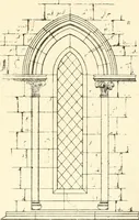 Picture 42 of 182 from An analysis of Gothick architecture : illustrated by a series of upwards of seven hundred examples of doorways, windows, etc., and accompanied with remarks on the several details of an ecclesiastical edifice (1849), leaf 54