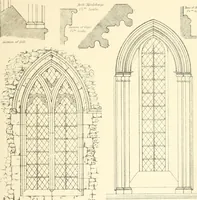Picture 50 of 182 from An analysis of Gothick architecture : illustrated by a series of upwards of seven hundred examples of doorways, windows, etc., and accompanied with remarks on the several details of an ecclesiastical edifice (1849), leaf 64