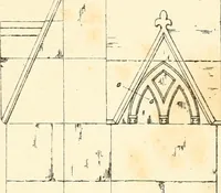 An illustration from An analysis of Gothick architecture : illustrated by a series of upwards of seven hundred examples of doorways, windows, etc., and accompanied with remarks on the several details of an ecclesiastical edifice (1849)