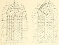 An illustration from An analysis of Gothick architecture : illustrated by a series of upwards of seven hundred examples of doorways, windows, etc., and accompanied with remarks on the several details of an ecclesiastical edifice (1849)
