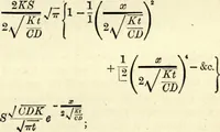 An illustration from The analytical theory of heat (1878)