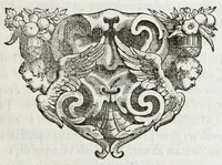 An illustration from Anastasis Childerici I. Francorum regis, siue, Thesaurus sepulchralis Tornaci Neruiorum effossus, & commentario illustratus (1655)