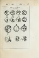 Picture 25 of 29 from Anastasis Childerici I. Francorum regis, siue, Thesaurus sepulchralis Tornaci Neruiorum effossus, & commentario illustratus (1655), leaf 295