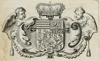 An illustration from Anastasis Childerici I. Francorum regis, siue, Thesaurus sepulchralis Tornaci Neruiorum effossus, & commentario illustratus (1655)