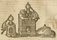 An illustration from Anatomiae amphitheatrvm effigie triplici, more et conditione varia, designatvm (1623)