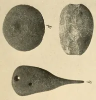 An illustration from An ancient Algonkian fishing vilage at Cayuga, New York (1919)