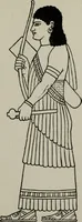 An illustration from Ancient Egyptian, Assyrian, and Persian costumes and decorations (1920)