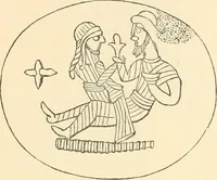 An illustration from Ancient faiths embodied in ancient names; or, An attempt to trace the religious belief, sacred rites, and holy emblems of certain nations (1873)