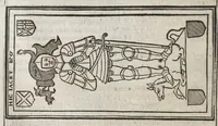 Picture 1 of 5 from Ancient funerall monuments within the vnited monarchie of Great Britaine, Ireland, and the islands adiacent, with the dissolued monasteries therein contained: their founders, and what eminent persons haue beene in the same interred. As also the death and buriall of certaine of the bloud royall; the nobilitie and gentrie of these kingdomes entombed in forraine nations.. (1631), leaf 312