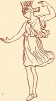 Picture 5 of 176 from Ancient Greek female costume : illustrated by one hundred and twelve plates and numerous smaller illustrations ; with descriptive letterpress and descriptive passages from the works of Homer, Hesiod, Herodotus, Aeschylus, Euripides, Aristophanes, Theocritus, Xenophon, Lucian, and other Greek authors (1882), leaf 16