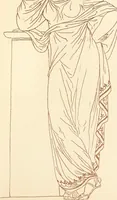 An illustration from Ancient Greek female costume : illustrated by one hundred and twelve plates and numerous smaller illustrations ; with descriptive letterpress and descriptive passages from the works of Homer, Hesiod, Herodotus, Aeschylus, Euripides, Aristophanes, Theocritus, Xenophon, Lucian, and other Greek authors (1882)