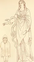 Picture 84 of 176 from Ancient Greek female costume : illustrated by one hundred and twelve plates and numerous smaller illustrations ; with descriptive letterpress and descriptive passages from the works of Homer, Hesiod, Herodotus, Aeschylus, Euripides, Aristophanes, Theocritus, Xenophon, Lucian, and other Greek authors (1882), leaf 182