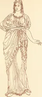 Picture 85 of 176 from Ancient Greek female costume : illustrated by one hundred and twelve plates and numerous smaller illustrations ; with descriptive letterpress and descriptive passages from the works of Homer, Hesiod, Herodotus, Aeschylus, Euripides, Aristophanes, Theocritus, Xenophon, Lucian, and other Greek authors (1882), leaf 184