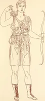 Picture 94 of 176 from Ancient Greek female costume : illustrated by one hundred and twelve plates and numerous smaller illustrations ; with descriptive letterpress and descriptive passages from the works of Homer, Hesiod, Herodotus, Aeschylus, Euripides, Aristophanes, Theocritus, Xenophon, Lucian, and other Greek authors (1882), leaf 204