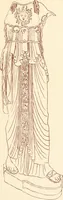 An illustration from Ancient Greek female costume : illustrated by one hundred and twelve plates and numerous smaller illustrations ; with descriptive letterpress and descriptive passages from the works of Homer, Hesiod, Herodotus, Aeschylus, Euripides, Aristophanes, Theocritus, Xenophon, Lucian, and other Greek authors (1882)