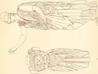 An illustration from Ancient Greek female costume : illustrated by one hundred and twelve plates and numerous smaller illustrations ; with descriptive letterpress and descriptive passages from the works of Homer, Hesiod, Herodotus, Aeschylus, Euripides, Aristophanes, Theocritus, Xenophon, Lucian, and other Greek authors (1882)
