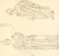 Picture 108 of 176 from Ancient Greek female costume : illustrated by one hundred and twelve plates and numerous smaller illustrations ; with descriptive letterpress and descriptive passages from the works of Homer, Hesiod, Herodotus, Aeschylus, Euripides, Aristophanes, Theocritus, Xenophon, Lucian, and other Greek authors (1882), leaf 230