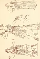 An illustration from Ancient Greek female costume : illustrated by one hundred and twelve plates and numerous smaller illustrations ; with descriptive letterpress and descriptive passages from the works of Homer, Hesiod, Herodotus, Aeschylus, Euripides, Aristophanes, Theocritus, Xenophon, Lucian, and other Greek authors (1882)