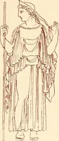 Picture 130 of 176 from Ancient Greek female costume : illustrated by one hundred and twelve plates and numerous smaller illustrations ; with descriptive letterpress and descriptive passages from the works of Homer, Hesiod, Herodotus, Aeschylus, Euripides, Aristophanes, Theocritus, Xenophon, Lucian, and other Greek authors (1882), leaf 260