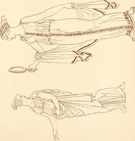 Picture 142 of 176 from Ancient Greek female costume : illustrated by one hundred and twelve plates and numerous smaller illustrations ; with descriptive letterpress and descriptive passages from the works of Homer, Hesiod, Herodotus, Aeschylus, Euripides, Aristophanes, Theocritus, Xenophon, Lucian, and other Greek authors (1882), leaf 268