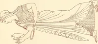 An illustration from Ancient Greek female costume : illustrated by one hundred and twelve plates and numerous smaller illustrations ; with descriptive letterpress and descriptive passages from the works of Homer, Hesiod, Herodotus, Aeschylus, Euripides, Aristophanes, Theocritus, Xenophon, Lucian, and other Greek authors (1882)