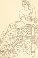 An illustration from Ancient Greek female costume : illustrated by one hundred and twelve plates and numerous smaller illustrations ; with descriptive letterpress and descriptive passages from the works of Homer, Hesiod, Herodotus, Aeschylus, Euripides, Aristophanes, Theocritus, Xenophon, Lucian, and other Greek authors (1882)