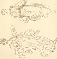 An illustration from Ancient Greek female costume : illustrated by one hundred and twelve plates and numerous smaller illustrations ; with descriptive letterpress and descriptive passages from the works of Homer, Hesiod, Herodotus, Aeschylus, Euripides, Aristophanes, Theocritus, Xenophon, Lucian, and other Greek authors (1882)