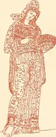Picture 19 of 176 from Ancient Greek female costume : illustrated by one hundred and twelve plates and numerous smaller illustrations ; with descriptive letterpress and descriptive passages from the works of Homer, Hesiod, Herodotus, Aeschylus, Euripides, Aristophanes, Theocritus, Xenophon, Lucian, and other Greek authors (1882), leaf 50